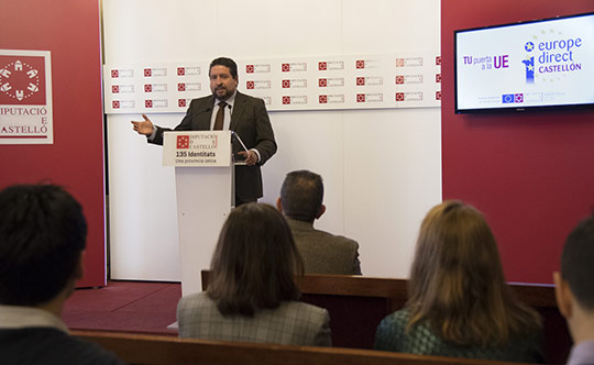 La Unión Europea reconoce la labor de la Diputación al dotarle de una oficina ´Europe Direct Castellón´ La Unión Europea reconoce la labor de la Diputación al dotarle de una oficina ´Europe Direct Castellón´