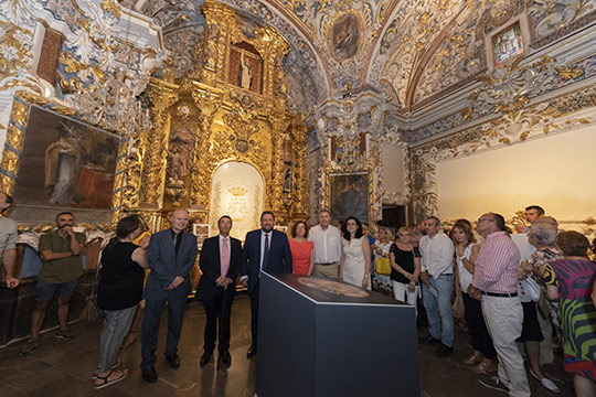 Inauguración de la exposición de arte sacro, La Llum de la Memòria, en Jérica y Caudiel 