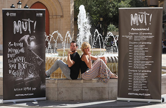 Presentación del tercer festival de artes escénicas sin texto, MUT! 