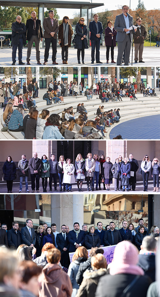 Concentraciones silenciosas en Castellón por la última víctima de violencia de género