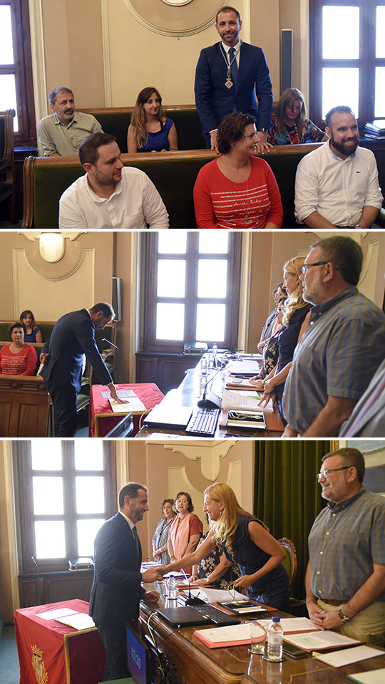 Toma de posesión de Omar Braina como concejal del Ayuntamiento de Castelló