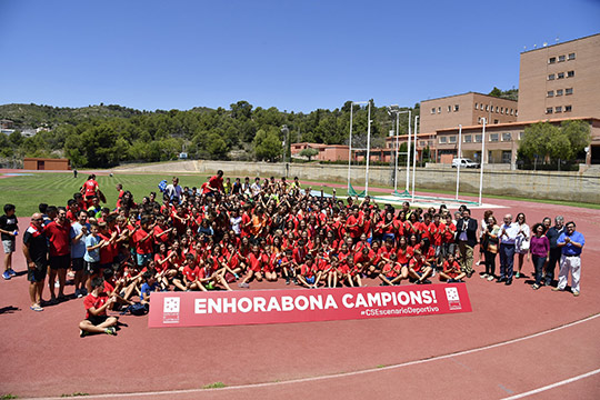 El CITD Penyeta Roja se proclaman campeones de España de atletismo por equipos en sub 14