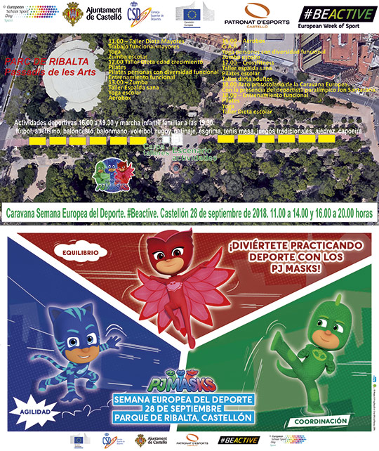 Actividades para personas con diversidad funcional en la Semana Europea del Deporte