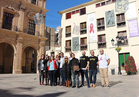 El Ayuntamiento colabora en las actividades del Día Internacional contra el Sida en Castelló