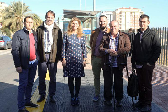 Mejora de accesibilidad en 17 paradas de autobús de Castellón