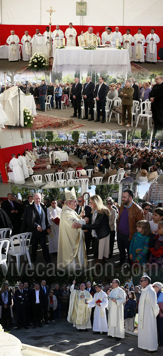 Acto religioso en el Día de Todos los Santos en Castellón