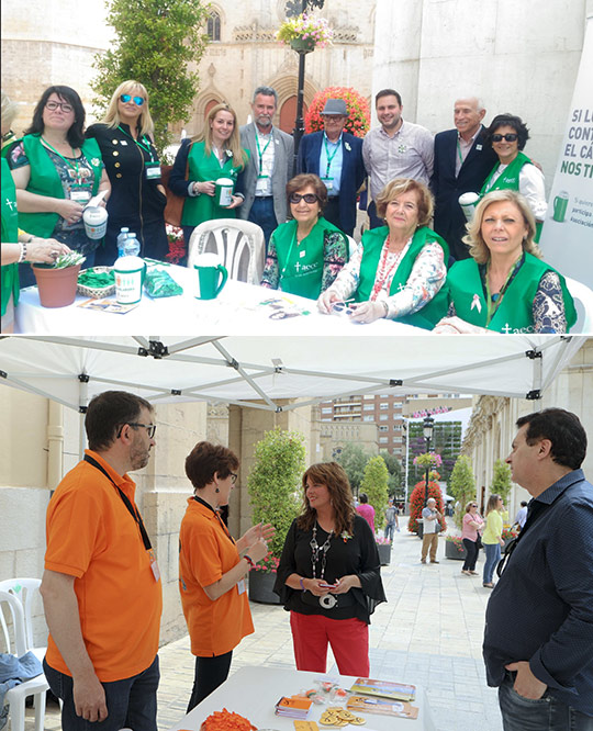 Campañas de cuestación de AECC y Alce epilepsia