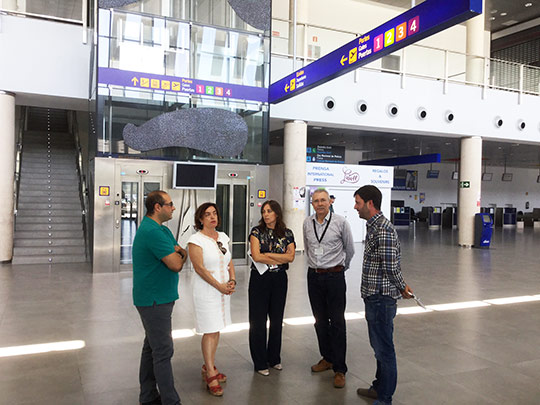 Se acuerda reforzar la coordinación en materia de seguridad de las instalaciones del Aeropuerto de Castellón