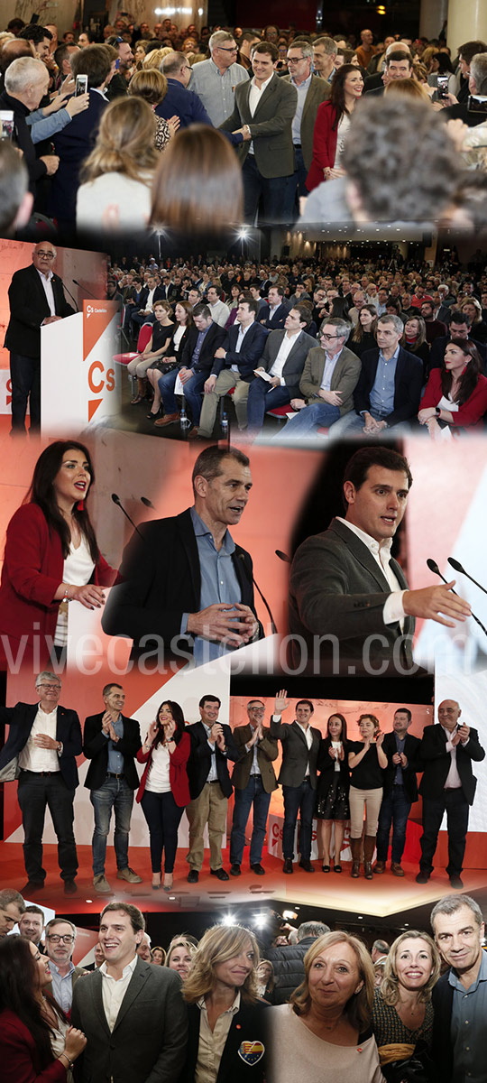 Albert Rivera se reúne en Castellón con los afiliados de Ciudadanos