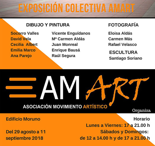 Exposición de AMART en el edificio Moruno del Grao de Castellón