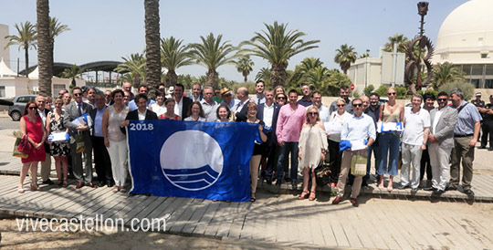 Acto de entrega de las banderas azules de la Comunitat Valenciana