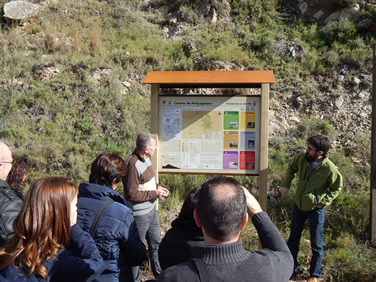 La Diputación señaliza con paneles informativos Camins de Penyagolosa para potenciarlo como producto turístico