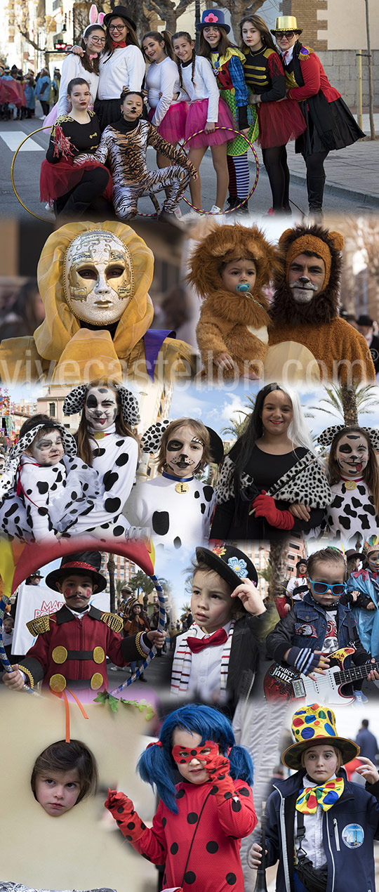 Desfile infantil en Carnestoltes del Grao de Castellón Desfile infantil en Carnestoltes del Grao de Castellón