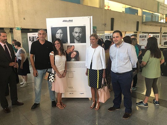 Inauguración de una exposición sobre daño cerebral adquirido