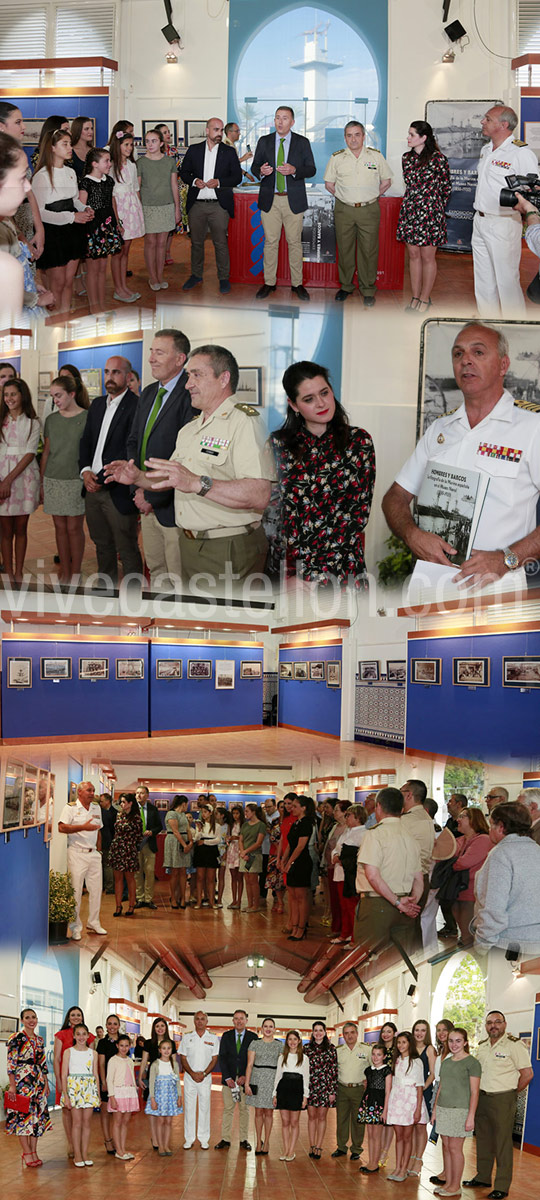 Inauguración de la exposición Hombres y barcos, la fotografía de la Marina española
