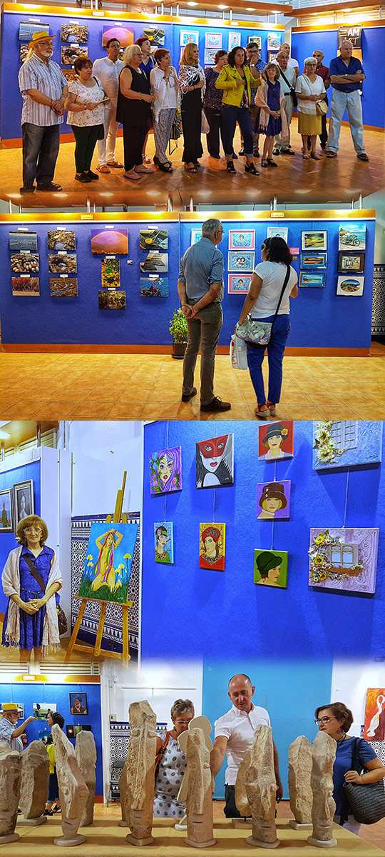 Exposición de AMART en el edificio Moruno del Grao de Castellón