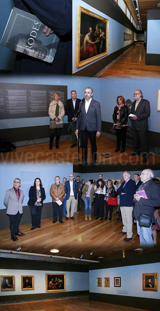 Inauguración de la exposición de Vicente Rodes en el Museo de Bellas Artes de Castellón