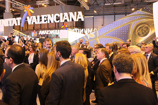 El delegado de Gobierno en la Comunitat Valenciana visita Fitur