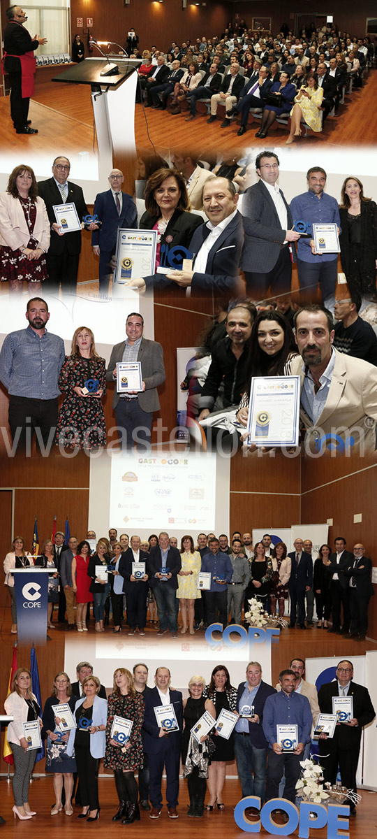 Entrega de los IV Premios GastroCope Castellón Entrega de los IV Premios GastroCope Castellón