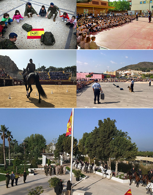 Actividades de la Guardia Real en la provincia de Castellón Actividades de la Guardia Real en la provincia de Castellón