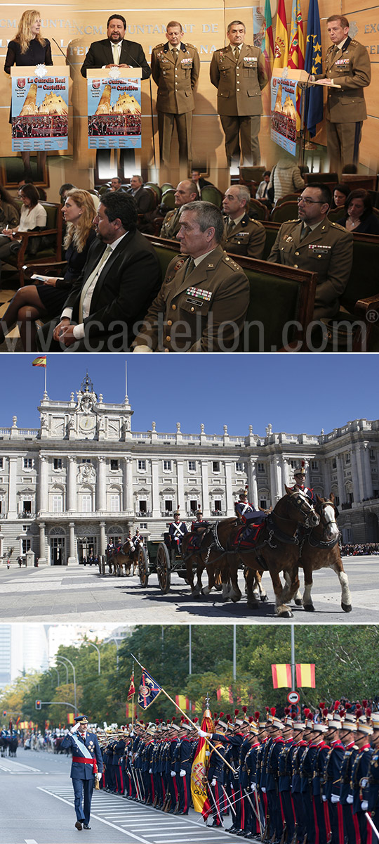 Presentación de la programación de la Guardia Real en Castellón 