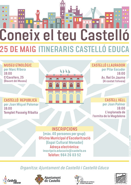  Itinerarios culturales para conocer la ciudad de Castellón