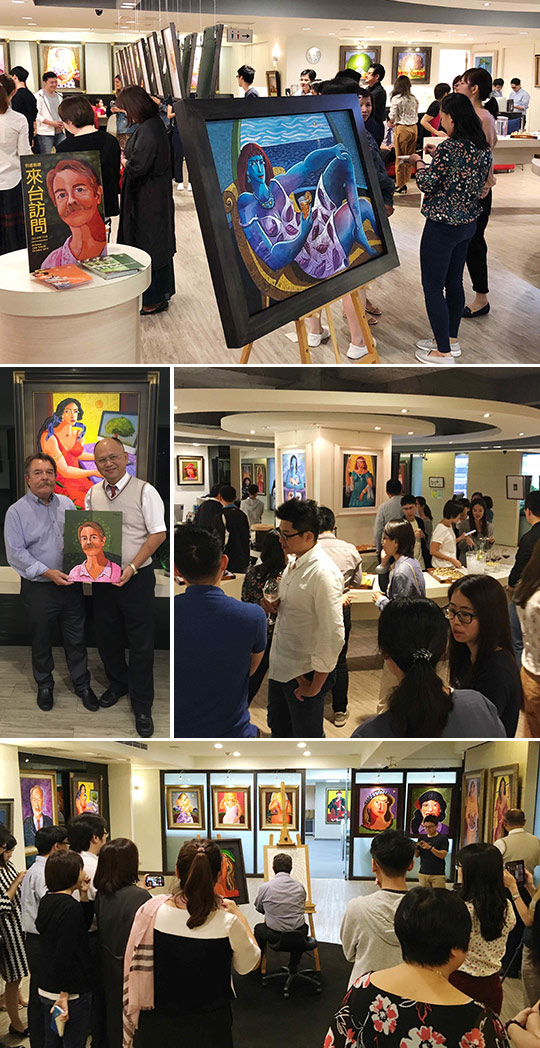 Primera exposición de Luís Bolumar en Asia