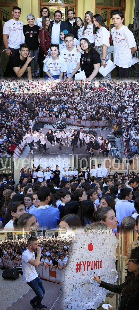 El centro de Castellón se convierte en el punto de apoyo más grande contra el Acoso Escolar