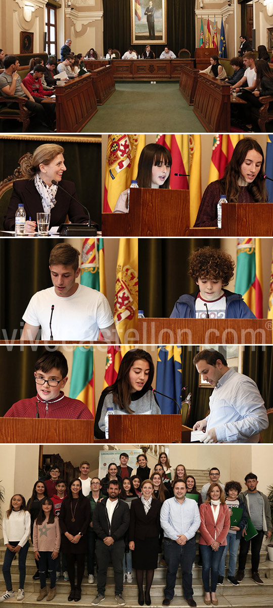 Pleno de la Infancia celebrado en el Ayuntamiento de Castellón