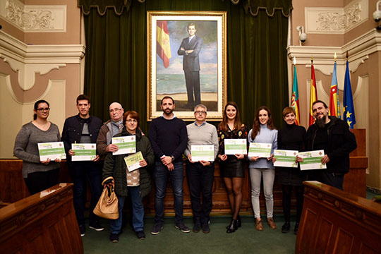Entrega de los premios del concurso de fotografía del Calendario Natural 2019