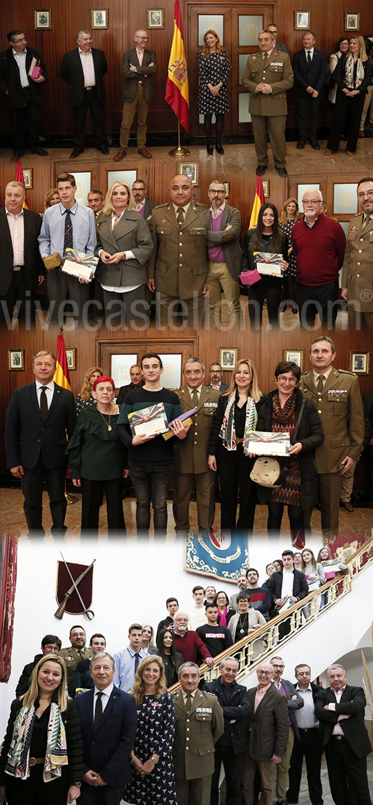 Entrega de premios del concurso escolar ´carta a un militar español´