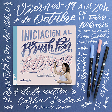 Presentación del libro ´Iniciación al Brush Pen Lettering´ en Castellón