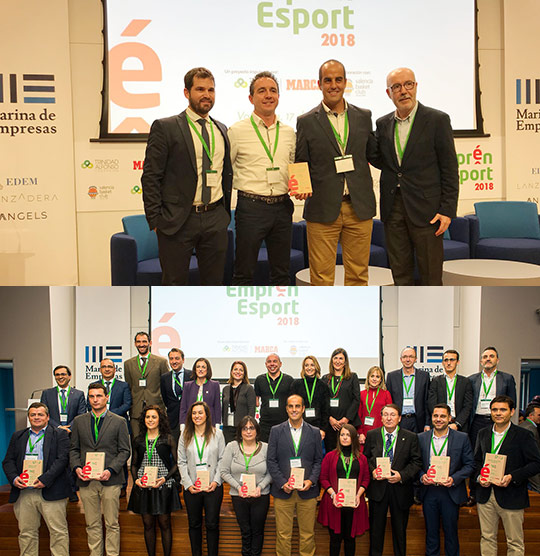 El Torneo Primer Toque Castellón Mediterráneo de fútbol Base galardonado en los premios Empren Esport 2018