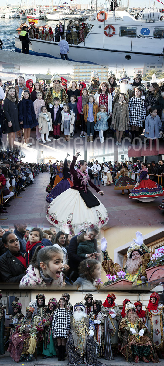 Desembarco de los Reyes Magos en el Grao de Castellón