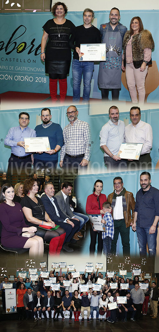 Premios de la Ruta de Tapas Sabores Castellón