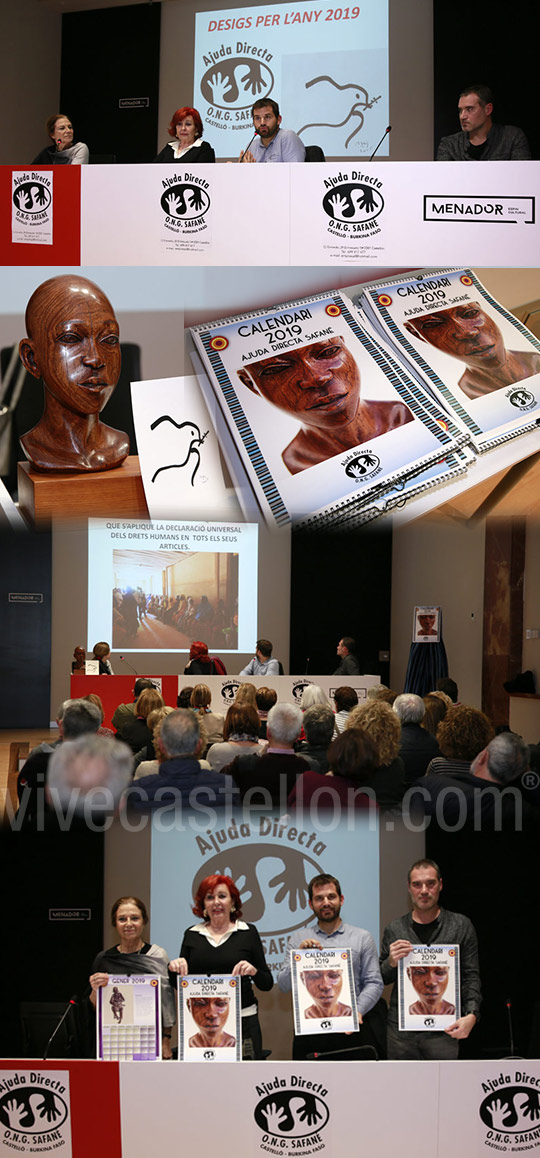 Presentación del calendario solidario de la ONGD Ajuda Directa Safan