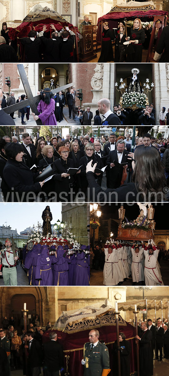 Ceremonia de bajada de la Sagrada Imagen del Cristo Yacente 