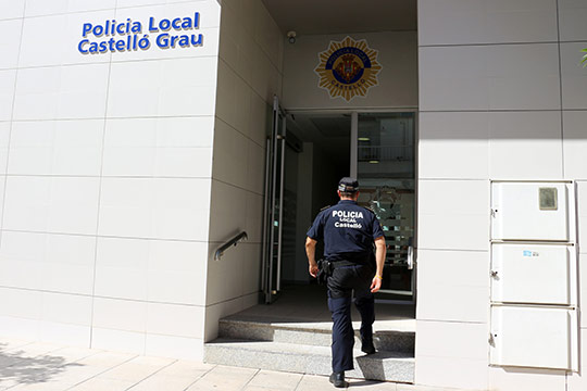 El nuevo retén de la Policía Local del Grau ya está operativo