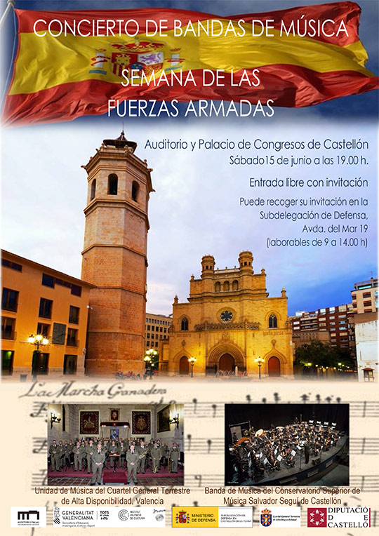 Bandas de música en el Auditorio de Castelló