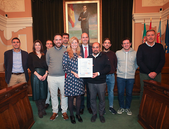 El Ayuntamiento de Castelló recibe el certificado ISO 9001 de calidad por la gestión de los servicios urbanos