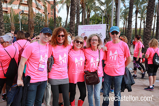30.000 euros donados a la investigación contra el cáncer de mama en la marcha realizada en Castellón