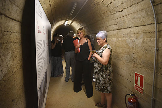 Aniversario del refugio antiaéreo de Castelló como espacio expositivo