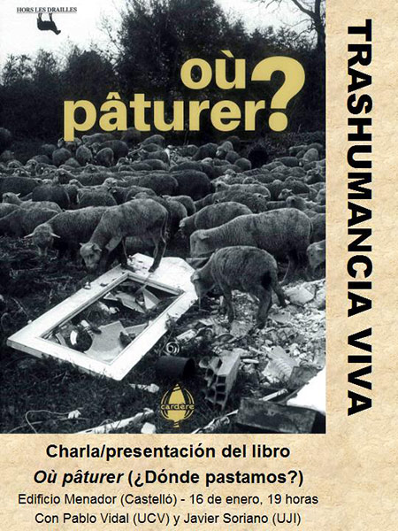 Presentación de un libro sobre la trashumancia en el siglo XXI en el Menador de Castellón