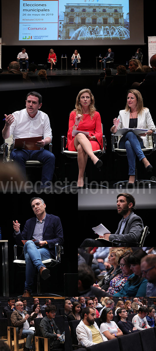 Debate municipal entre candidatos a la alcaldía de Castelló