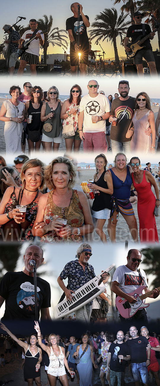 Concierto de Amor de Madre en la playa del Gurugú de Castelló Concierto de Amor de Madre en la playa del Gurugú de Castelló