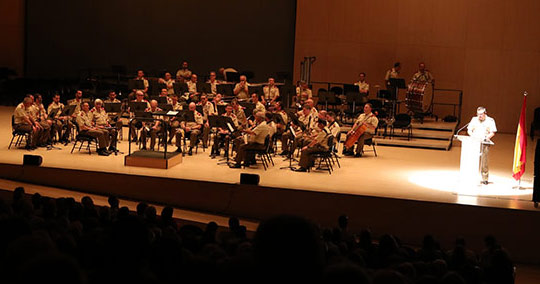 Concierto de Bandas de música durante la semana de las Fuerzas Armadas