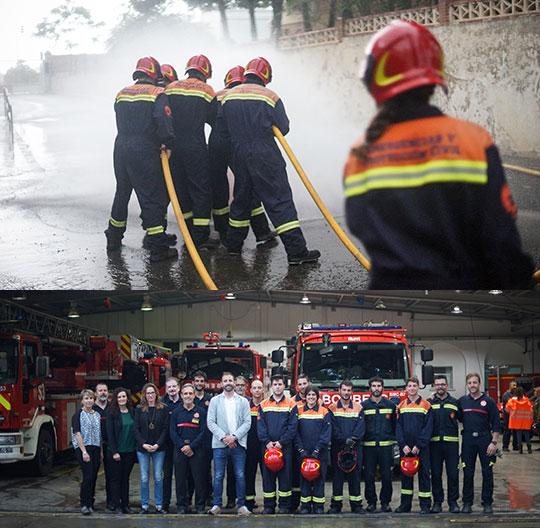 Castelló facilita formación en prácticas a estudiantes de ciclos formativos en Emergencia y Protección Civil