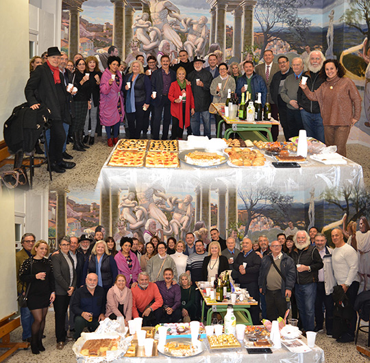 Los artistas de Castelló brindan por Navidad Los artistas de Castelló brindan por Navidad