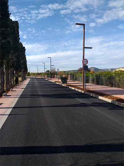 La transformación del Camí La Plana en un nuevo corredor verde para Castelló entra en su recta final