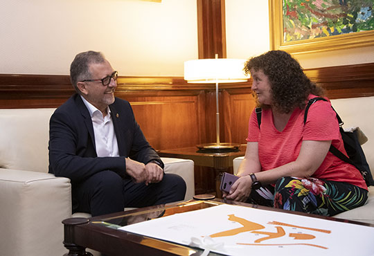 El presidente de la Diputación de Castellón refuerza su compromiso con los pueblos con menos recursos tras reunirse con la alcaldesa de Castell de Cabres